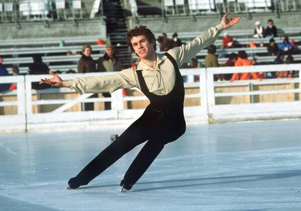 Figure Skating - 1976 Innsbruck Winter Olympics John Curry of Great Britain. He won the gold medal in the men s Singles, Britain s first-ever Olympic title in figure skating. 