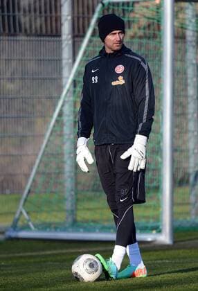 17.12.2013, xjhx, Fussball, 1.Bundesliga, FSV Mainz 05 Training, v.l. Heinz Müller (FSV Mainz 05)