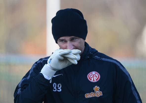 17.12.2013, xjhx, Fussball, 1.Bundesliga, FSV Mainz 05 Training, v.l. Heinz Müller (FSV Mainz 05)