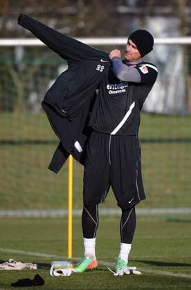 17.12.2013, xjhx, Fussball, 1.Bundesliga, FSV Mainz 05 Training, v.l. Heinz Müller (FSV Mainz 05)