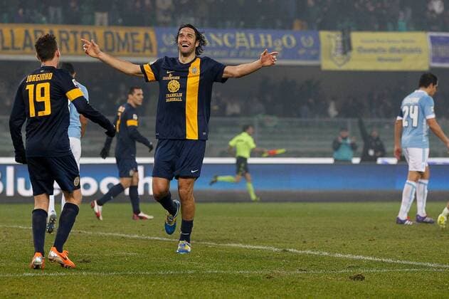 Football - soccer: Serie A, Hellas Verona - Lazio Rom, luca toni 4-1 . xHOCHxZWEIx xItalyxPhotoxPressx 