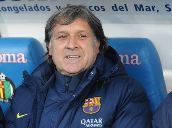FC Barcelona Coach GERARDO MARTINO - Gerardo Daniel Martino (50) during round 0 of the BBVA league, soccer match between Getafe CF - FC Barcelona (Barca) at the Coliseum Alfonso Perez estadium, Madrid - Spain by December 22, 2013. Miguel Lopez. 