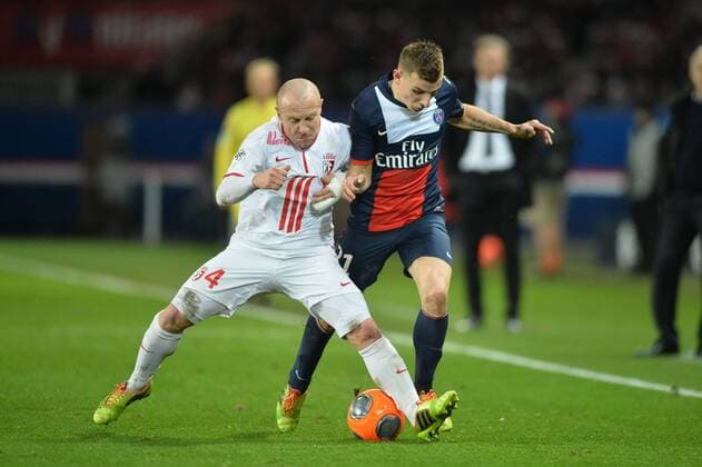 Florent BALMONT - Lucas DIGNE - DUEL FOOTBALL : Paris SG vs Lille - Ligue 1 - 22 22 2013 AnthonyBIBARD FEP Panoramic 