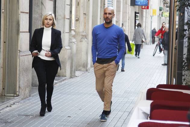 Josep Pep Guardiola (FC Bayern München) in Barcelona SantixDelgado 