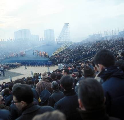 Olympische Winterspiele in Grenoble, Eröffnungsfeier im Stade inaugural
