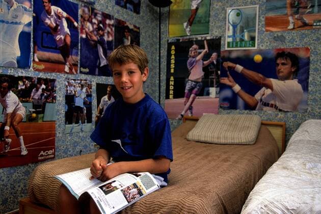 Richard Gasquet (FRA) in seinem Tennis Internatszimmer - Magazine - Serignan 