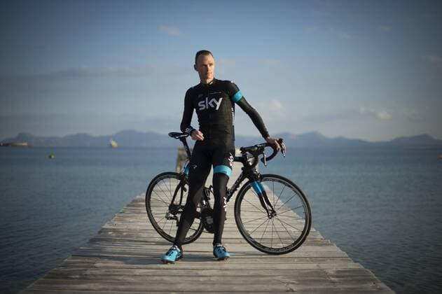 Dec. 13, 2013 - Mallorca - British professional road racing cyclist and winner of the 2013 Tour de France, riding for UCI ProTeam Team Sky Chris Froome at the Sky team s winter training camp in Alcudia, Mallorca, Thursday, 12th December 2013. Picture by i-Images Chris Froome  - ZUMAap2