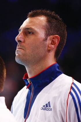 Jerome Fernandez (France) HANDBALL : France vs Qatar - Golden League - 04 01 2014 GwendolineLeGoff Panoramic 