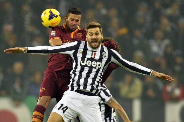 Leandro Castan Roma, FErnando Llorente Juventus Torino 05-01-2014 Juventus Stadium - Football Calcio Serie A 2013 2014 Juventus Turin vs AS Rom andreaxstaccioli