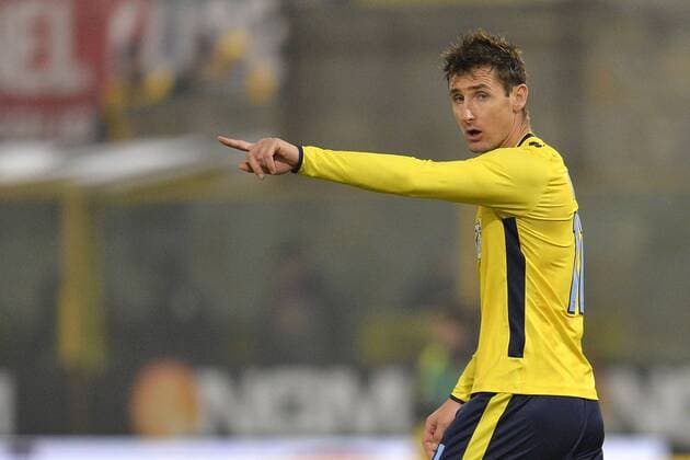 Miroslav Klose Lazio Roma - FC Bologna 11-01-2014 Stadio Dall Ara - Football Calcio Serie A 2013 2014 FC Bologna - Lazio Roma andreaxstaccioli