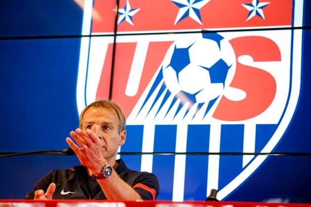 Nationaltrainer Jürgen Klinsmann - Pressekonferenz Nationalmannschaft USA in Sao Paulo x(3137)xRafaelxNeddermeyerx xFotox  (21297) Treino da SeleÃßao dos