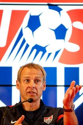 Nationaltrainer Jürgen Klinsmann - Pressekonferenz Nationalmannschaft USA in Sao Paulo x(3137)xRafaelxNeddermeyerx xFotox  (21297) Treino da SeleÃßao dos