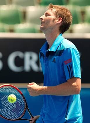 TENNIS - ATP, Australian Open 2014 MELBOURNE,AUSTRALIEN,17.JAN.14 - TENNIS - ATP Tennis Herren World Tour, Grand Slam, Australian Open. Bild zeigt Florian Mayer (GER). 