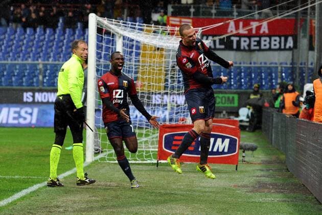 IPP20140119 Football - soccer: Serie A, CFC Genua 1893 - Inter Mailand, Antonelli luca xHOCHxZWEIx xItalyxPhotoxPressx 