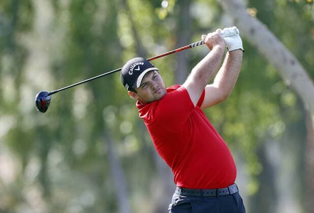 January 19, 2014: Patrick Reed hits a tee shot during the Humana Challenge in partnership with the Clinton Foundation on the Arnold Palmer Private Course at PGA Golf Herren West in La Quinta, CA. .Charles Baus CSM PGA Golf Herren Tour 2014: Humana Challenge JAN 19 - ZUMAcb8