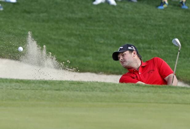 January 19, 2014: Patrick Reed hits out of a bunker on the 12th hole during the final round of the Humana Challenge in partnership with the Clinton Foundation on the Arnold Palmer Private Course at PGA Golf Herren West in La Quinta, CA. .Charles Baus CSM PGA Golf Herren Tour 2014: Humana Challenge JAN 19 - ZUMAcb8