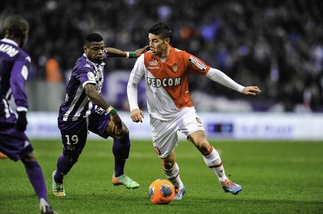James RODRIGUEZ (asm) vs Serge AURIER (tfc) - FC Toulouse vs AS Monaco - 19 01 2014 ThierryBreton Panoramic 