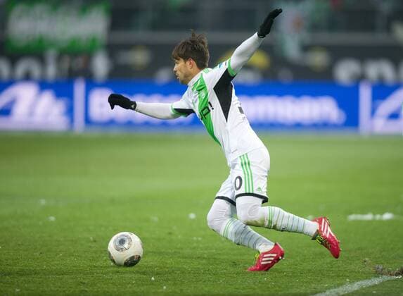 Fussball Wolfsburg 25.01.2014 Saison 2013 2014 1. Bundesliga DFL VFL Wolfsburg - Hannover 96 Diego (Wolfsburg, No.10)