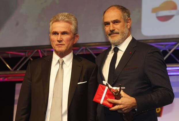 Sport Awards of Mundo Deportivo. In this picture, Andoni Zubizarreta and Jupp Heynckes. xFRANCESCxADELANTADOx 