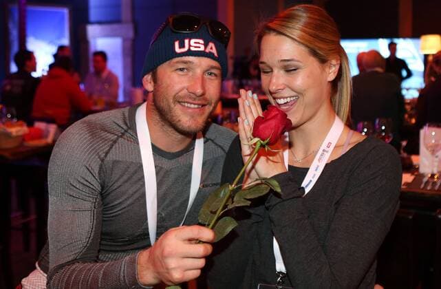 OLYMPIA - Olympische Spiele 2014 KRASNAJA POLJANA,RUSSLAND,14.FEB.14 - DIVERS, OLYMPIA - Olympische Winterspiele Sotschi 2014, Abend der Tirol Werbung, Alpine Synergies Night im Austria Tirol Haus. Bild zeigt Bode Miller (USA) und seine Frau Morgan Beck Miller. 