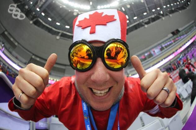 The XXII Winter Olympic Games 2014 in Sotchi, Olympics, Olympische Winterspiele Sotschi 2014 Fan of Canada xMaltexChristiansx