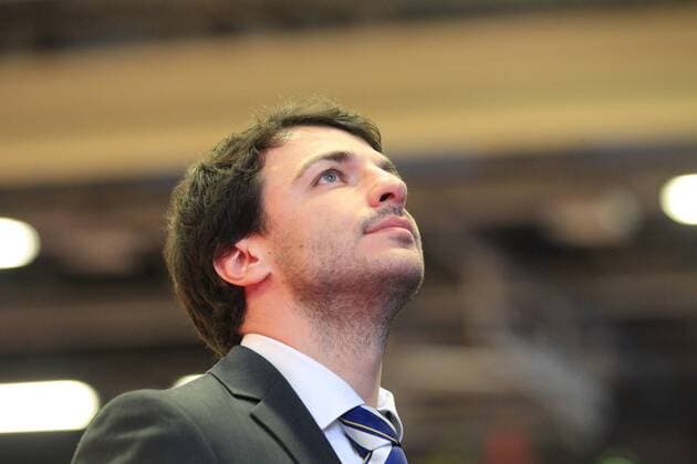Mithat Demirel Sportdirektor bei ALBA Berlin Phoenix Hagen vs Alba Berlin --- BBL --- Basketball --- 15.02.2014, EP_JSE