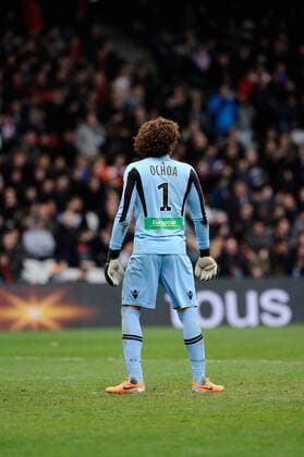 Guillermo Ochoa (ajaccio) FOOTBALL : Olympique Lyon vs AC Ajaccio - Ligue 1 - 16 02 2014 xFredericChambertx 