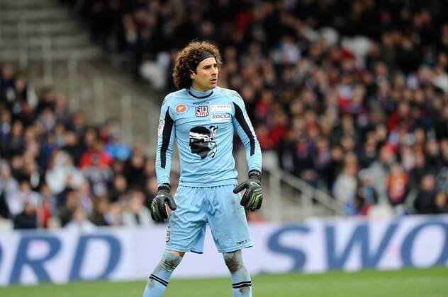 Guillermo Ochoa (ajaccio) FOOTBALL : Olympique Lyon vs AC Ajaccio - Ligue 1 - 16 02 2014 xFredericChambertx 