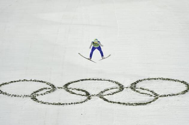 Feb. 20, 2014 - Sochi, Russia - Bjoern Kircheisen (GER) competes in the Nordic Combined at the 2014 Winter Olympics in Sochi. Kircheisen won a silver medal in the event. Men s Nordic Combined - Sochi 2014 - ZUMAw10