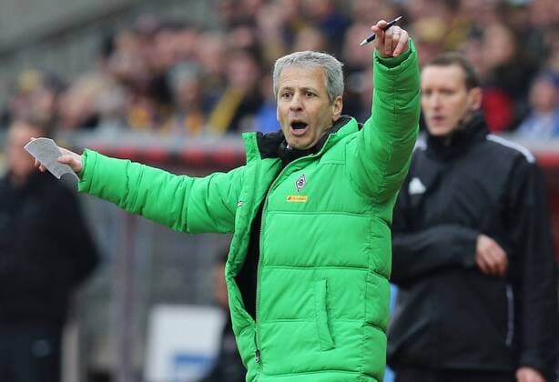 01.03.2014, Braunschweig Fussball, Bundesliga Saison 2013 - 2014, Eintracht Stadion, 23. Spieltag, Eintracht Braunschweig - Borussia Mönchengladbach 1:1 Trainer Lucien Favre (Gladbach)