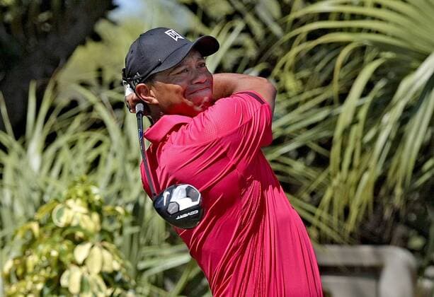 March 2, 2014 - Palm Beach Gardens, FL, USA - Tiger Woods tees off at the third tee during the final round of the Honda Classic at Palm Beach Gardens, Fla., on Sunday, March 2, 2014. Honda Classic - ZUMAm67