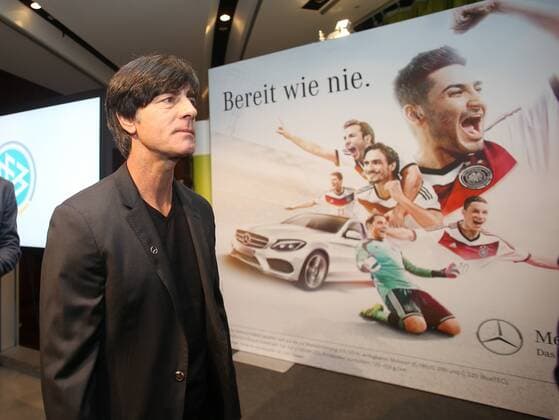 Bundestrainer Joachim Löw (DFB) . Pressekonferenz DFB im Mercedes-Benz-Museum Stuttgart . Fussball-Länderspiel 2014 Deutschland-Chile in Stuttgart . Stuttgart, GER, 03.03.2014 .