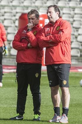 Brüssel, Training Belgien: Marc Wilmots Vital Borkelmans 