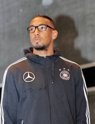 Jerome BOATENG (GER). Deutschland, Stuttgart: Fussball, DFB : Integrationspreis des Deutschen Fussball-Bundes und Mercedes-Benz am 04.03.2014, Mercedes-Benz Museum.