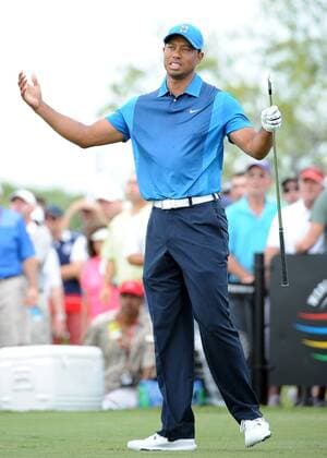 March 06, 2014, Tiger Woods during PGA Golf Herren - World Golf Championship - First Round at Trump National Doral in Doral, Florida GOLF: MAR 06 PGA Golf Herren - World Golf Championships-Cadillac Championship - First Round Icon140306033 EDITORIAL USE ONLY