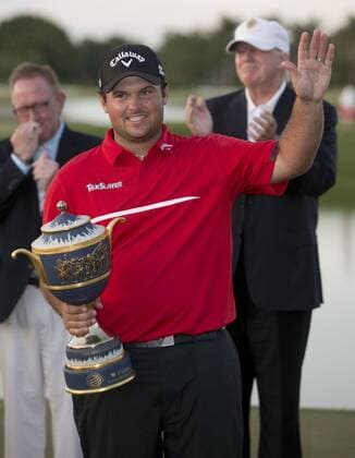 March 9, 2014 - Doral, FL, USA - Patrick Reed wins the WGC-Cadillac Championship at Trump National Doral on Sunday, March 9, 2014, in Doral, Fla. WGC-Cadillac Championship - ZUMAm67