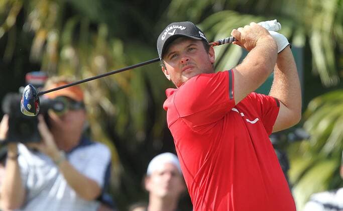 March 9, 2014 - Doral, FL, USA - Patrick Reed tees off from off the 8th tee during the final round of the WGC-Cadillac Championship at Trump National Doral on Sunday, March 9, 2014, in Doral, Fla. WGC-Cadillac Championship - ZUMAm67