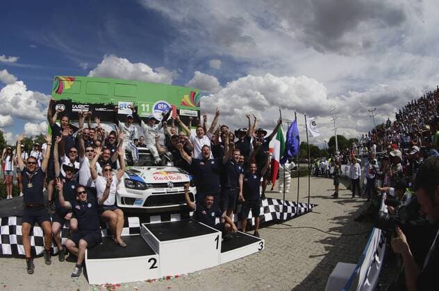 Sebastien Ogier (F), Julien Ingrassia (F) Volkswagen Polo R WRC Motorsport Rallye WM (2014) WRC Rally Mexico 2014 Rally Mexico 2014