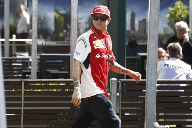 Motorsports: FIA Formula One World Championship 2014, Grand Prix of Australia, 7 Kimi Raikkonen (FIN, Scuderia Ferrari), xHOCHxZWEIx