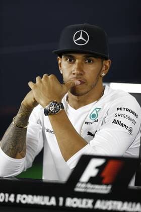 Motorsports: FIA Formula One World Championship 2014, Grand Prix of Australia, 44 Lewis Hamilton (GBR, Mercedes AMG Petronas F1 Team), xHOCHxZWEIx