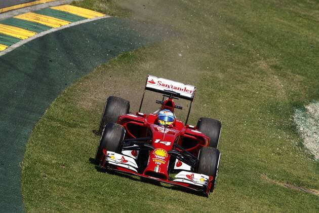 Motorsports: FIA Formula One World Championship 2014, Grand Prix of Australia, 14 Fernando Alonso (ESP, Scuderia Ferrari), xHOCHxZWEIx
