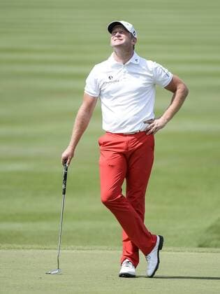 March 22, 2014 - Orlando, FL, U.S: Jamie Donaldson reacts after hitting from the green side bunker on 6 during third round golf action of the Arnold Palmer Invitational presented by Mastercard held at Arnold Palmer s Bay Hill Club & Lodge in Orlando, FL PGA Golf Herren 2014: Arnold Palmer Invitational MAR 22 - ZUMAcg2