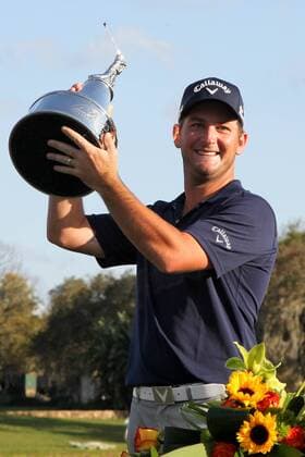 March 23, 2014 - Orlando, Florida, U.S - MATT EVERY holds the trophy after winning the Arnold Palmer Invitational held at the Arnold Palmer s Bay Hill Club and Lodge. Golf 2014 - Arnold Palmer Invitational - Final Round - ZUMAw10