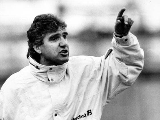 Fußball, Trainerhistorie, SSV Ulm 1846 Trainer Jörg Berger (Eintracht Frankfurt)