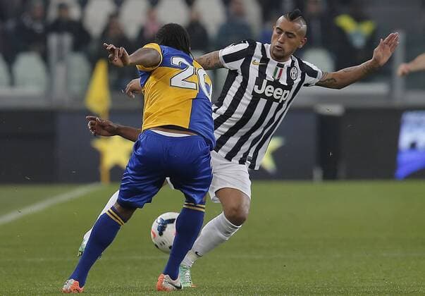 Arturo Vidal Juventus, Joel Obi Parma Serie A, Juventus Turin - FC Parma MarcoxBertorello