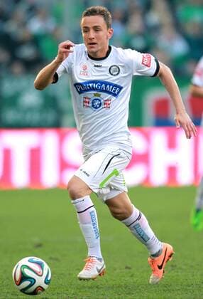 FUSSBALL - BL, Rapid vs Sturm WIEN,AUSTRIA,29.MAR.14 - FUSSBALL - tipp3 Bundesliga powered by T-Mobile, SK Rapid Wien vs SK Sturm Graz. Bild zeigt Daniel Beichler (Sturm). Keywords: Wien Energie. 