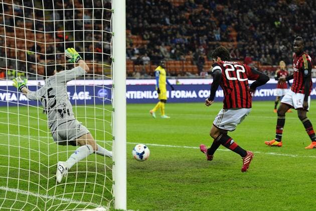 Gol di Ricardo Kaka Milan 2-0. Celebration Goal AC Milan - Chievo Verona - giuseppexceleste