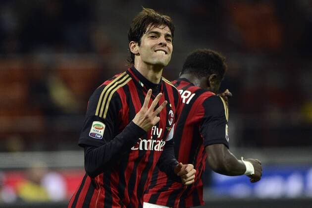 Ricardo Kaka Milan 2-0. Celebration Goal AC Milan - Chievo Verona - giuseppexceleste