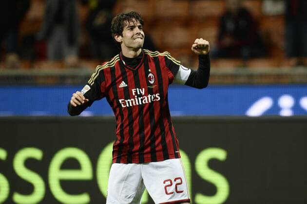 Serie A AC Milan - Chievo Verona - esultanza gol Ricardo Kaka 
