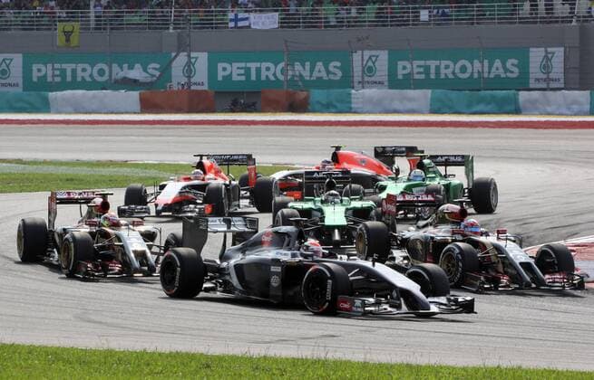 Start, Malaysia in Kuala Lumpur Sepang 30.03.2014 Photo:mspb Thomas Melzer Start; formula 1 GP, Malaysia,